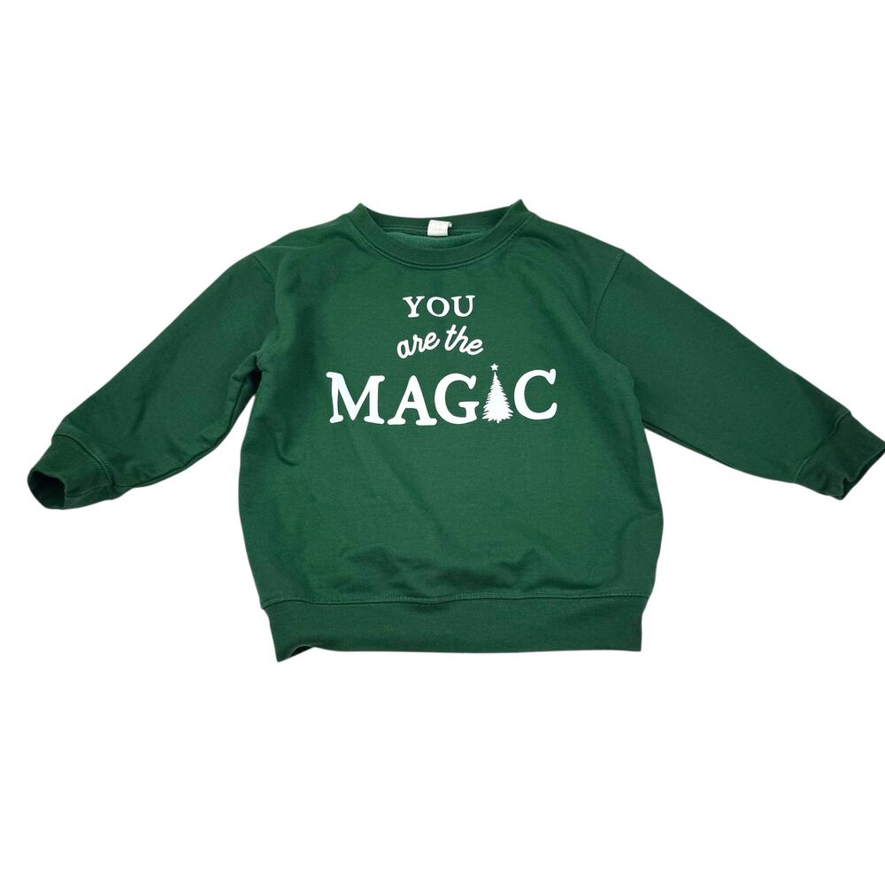 The Wishing Elephant You Are The Magic Green Crewneck Sweatshirt